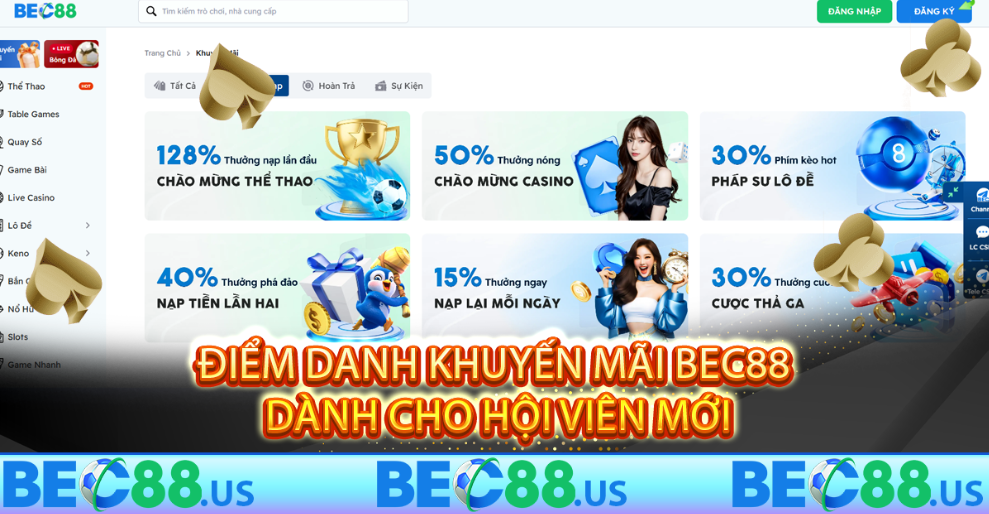 Khuyến Mãi BEC88 – Kho Ưu Đãi Khổng Lồ Nhận Thưởng Mỗi Ngày - zipotu.im - zipotu